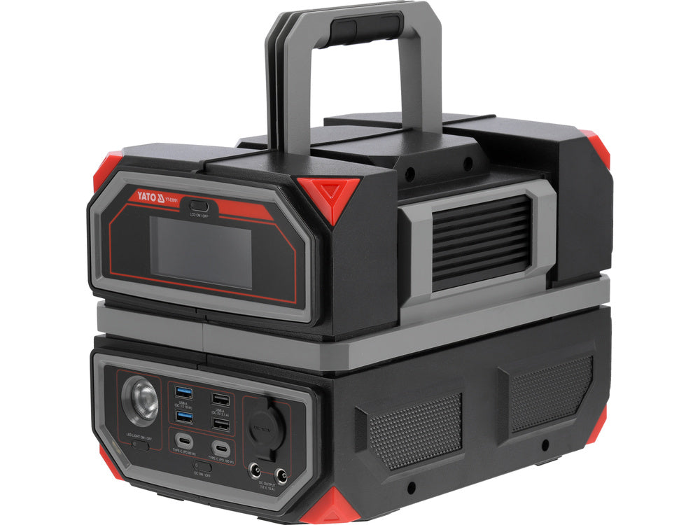 Nešiojama maitinimo stotis 600W, 504WH, 230V, USB-C PD | power bank (YT-83091)