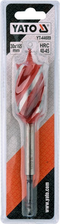 Spiralinis grąžtas medžiui | su hex (1/4") galu | 30 mm (YT-44689)