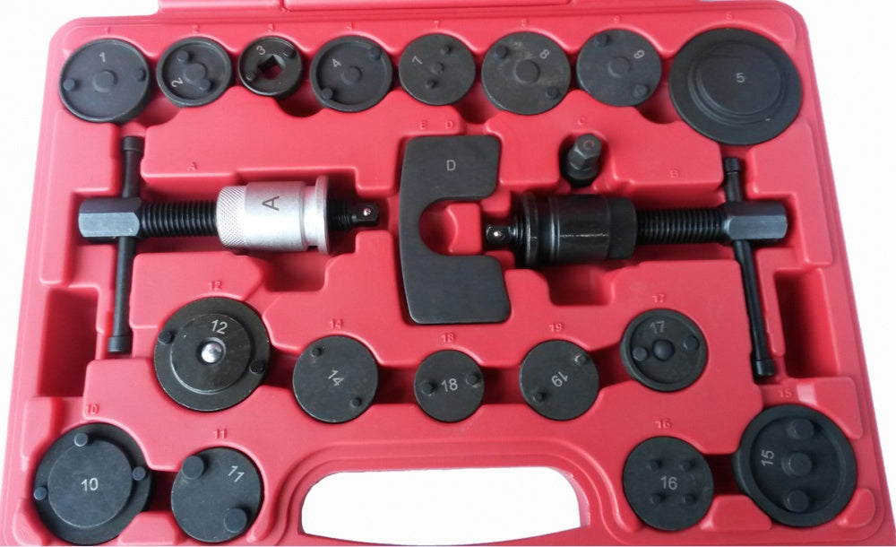 Stabdžių suportų sustumėjų rinkinys su | kairiniu ir dešininiu sriegiu | 21 vnt. (FL1101)