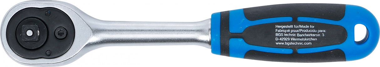 Terkšlinis raktas reversinis | tiesus | smulkūs dantukai | 6,3 mm (1/4") (680)