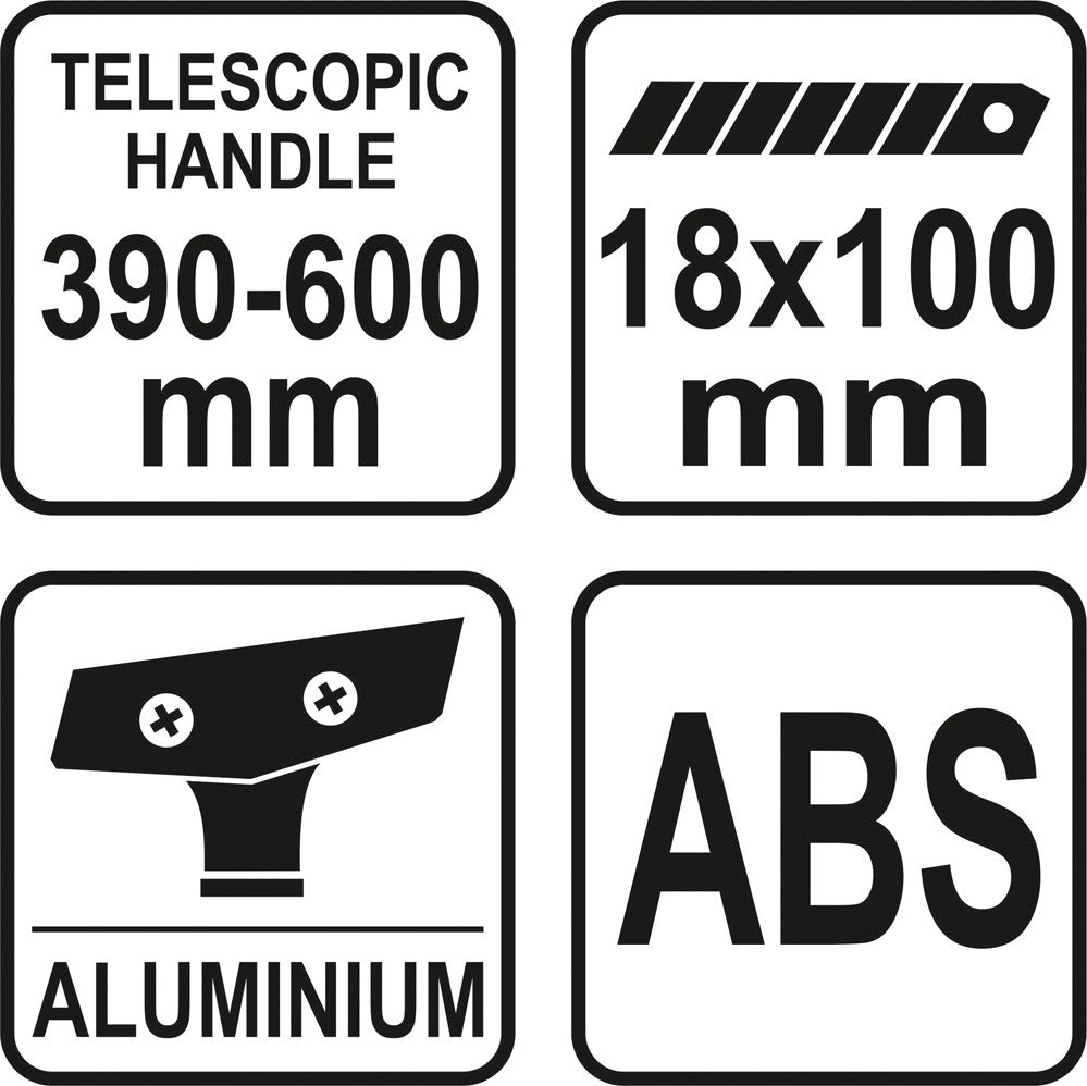 Langų ir kt. gramdiklis | 390~600 mm (YT-7551)