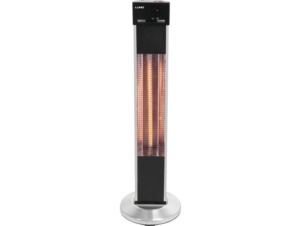 Infraraudonųjų spindulių šildytuvas | mobilus | 2000W | su pultu (68791)