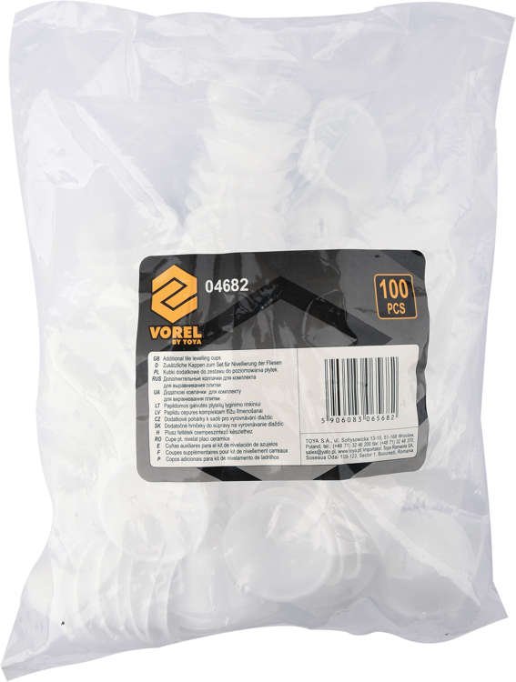 Papildomi puodeliai plytelių lyginimui | 100 vnt. (04682)