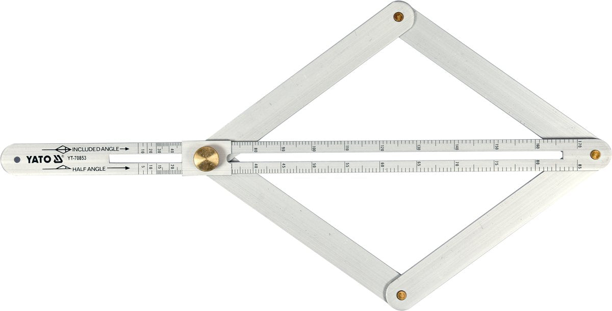 Kampų matavimo / žymėjimo įrankis | 10-170° / 5-85° (YT-70853)