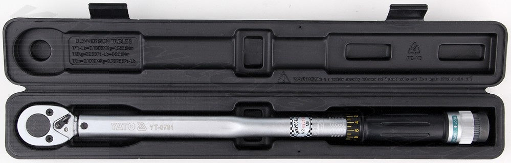 Dinamometrinis raktas | 12.5 mm (1/2") | 42 - 210 Nm (YT-0761)