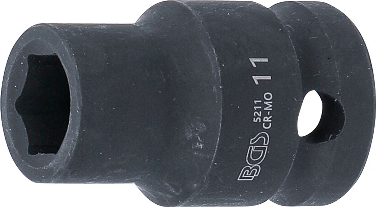 Galvutė smūginė šešiakampė | 12,5 mm (1/2") | 11 mm (5211)