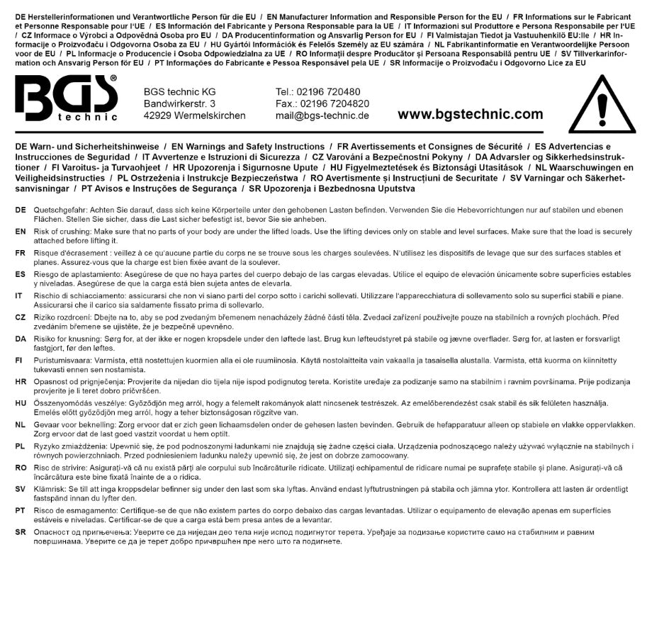 Atsarginis ratukas transmisijos domkratui BGS 9233 (9233-1)