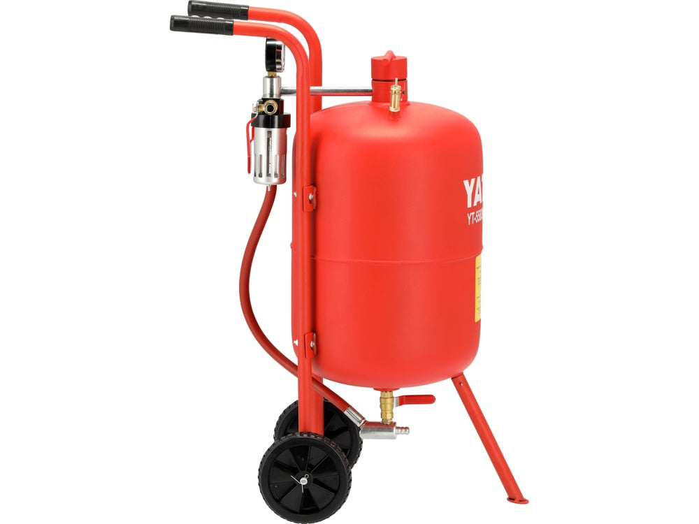 Sandblaster on wheels | 0.8 MPa / 40 l (YT-55830)