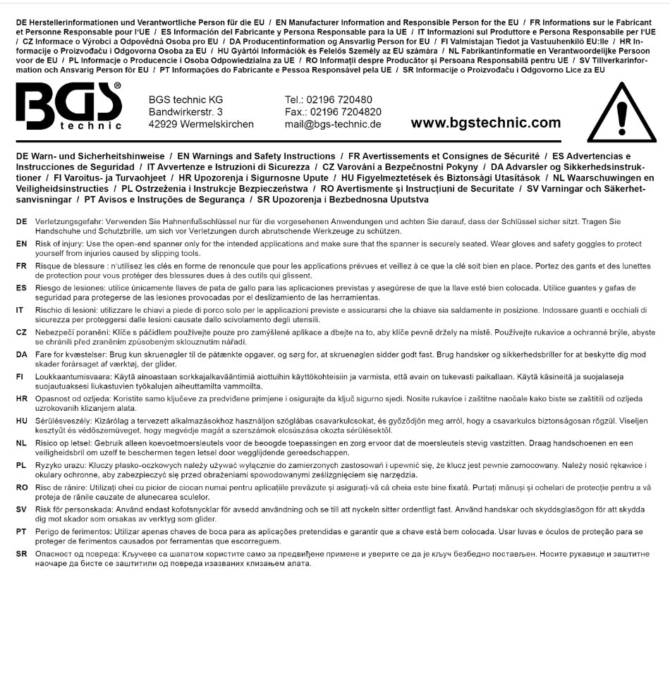 Raktas varnos koja | 12,5 mm (1/2") | 24 mm (1757-24)