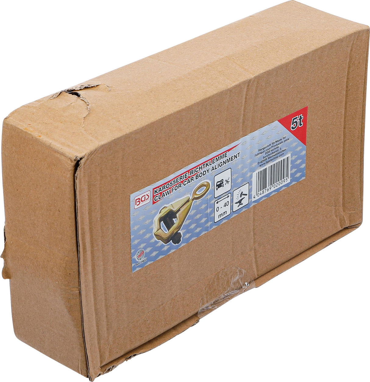 Spaustuvas automobilių kėbulų suvedimui, 45 mm, viena traukimo kryptis iki 5 t (2902)