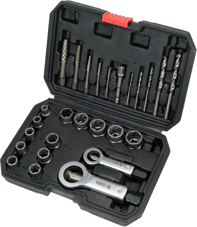 Rinkinys varžtams, smeigėms ir veržlėms atsukti | universalus | 26 vnt. (YT-06037)