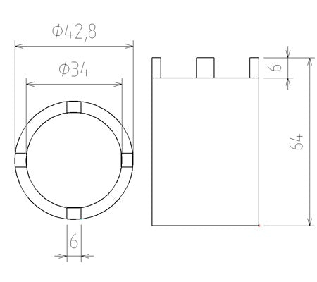 Specializuotų dantytų galvučių rinkinys | 5 vnt. (67220)