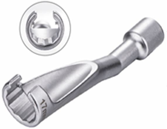 Specialus įpurškimo linijų veržliaraktis | Mercedes-Benz | 12,5 mm (1/2") | 19 mm (SK920071)