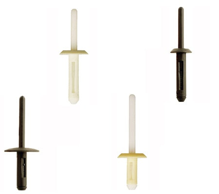 Plastikinių kniedžių asortimentas automobiliams | GM, BMW, Chrysler, VW, Ford | 235 vnt. (9054)