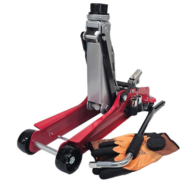 Domkratas žemo profilio | lagaminas / su priedais | 80-380 mm | 2.5 t (1720LX-BOX)