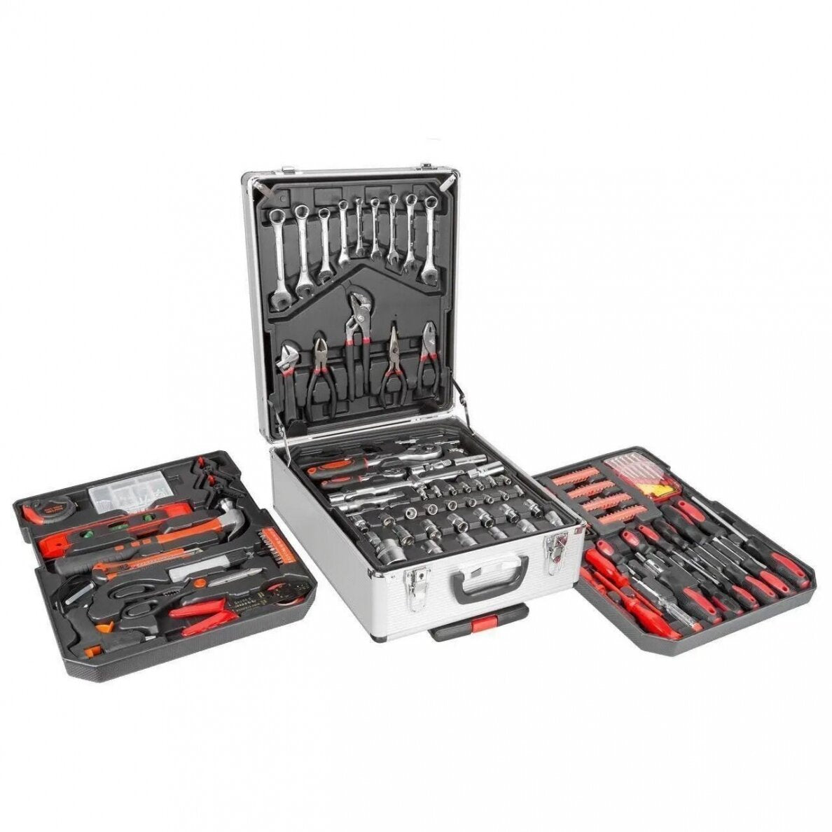 TOOL SET IN ALUMINUM CASE | WITH WHEELS | 187 PCS. (SK58280)
