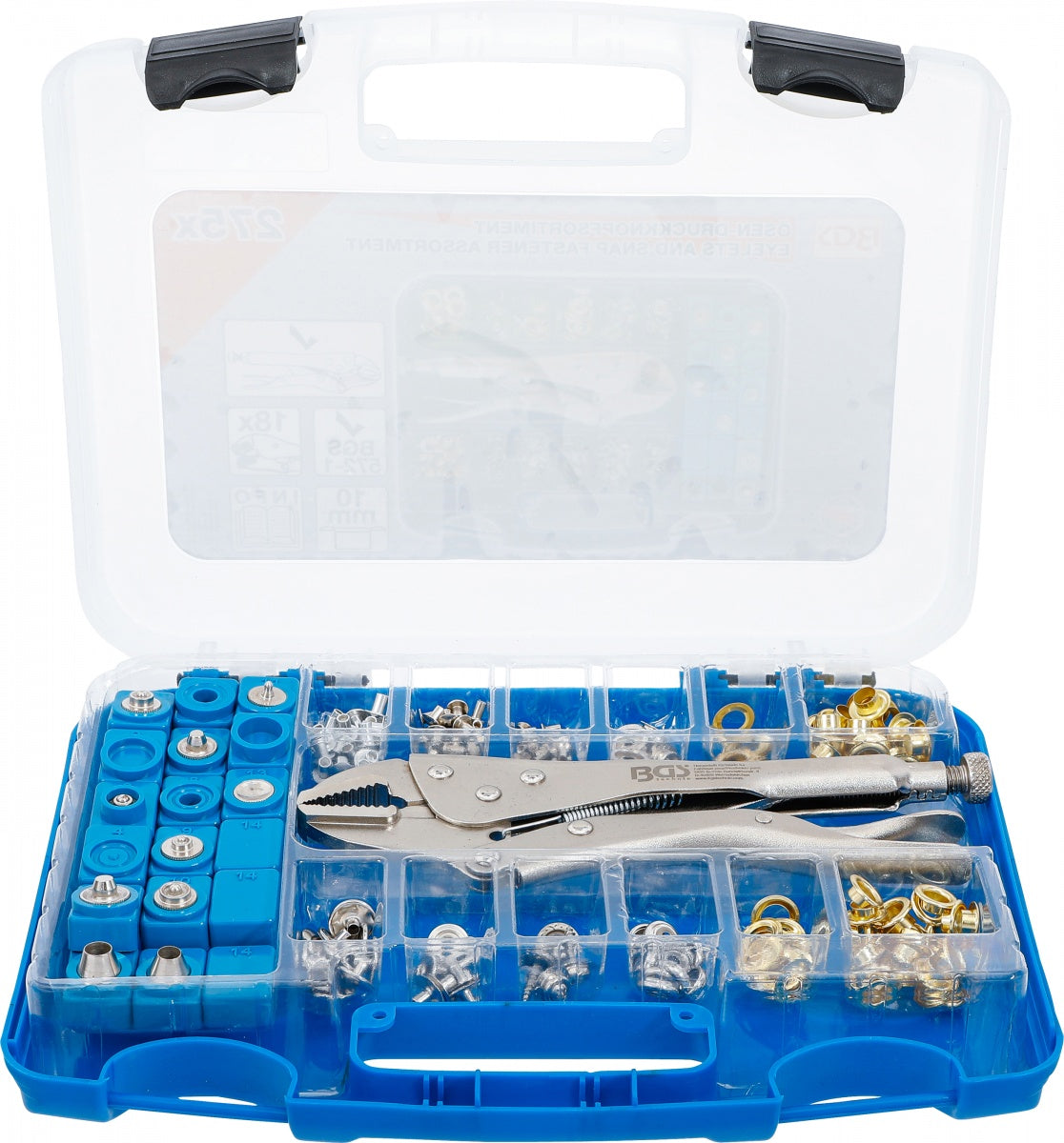 Replės su kniedžių rinkiniu | 275 vnt. (572)