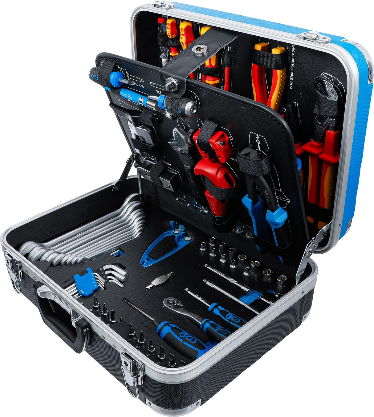 Įrankių rinkinys lagamine | santechnika | 86 vnt. (15504)