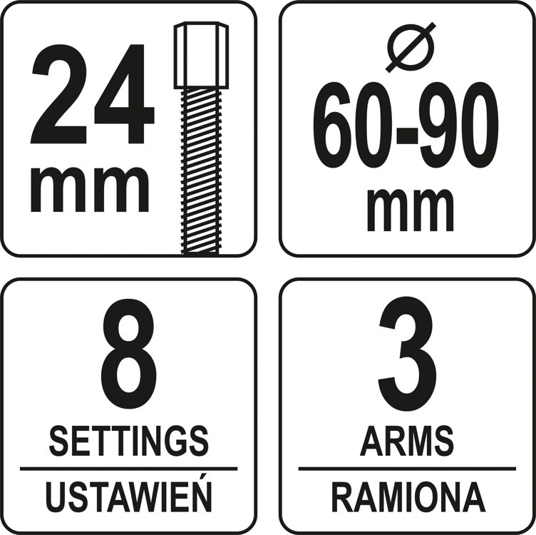 Skremulio nuėmėjas trikojis | Universalus (YT-06340)