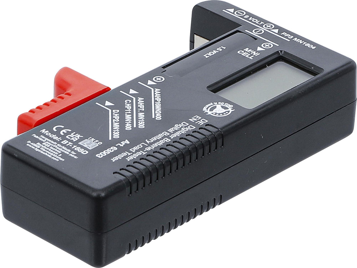 Цифровой тестер нагрузки батареи | 1,5 V / 9 V
