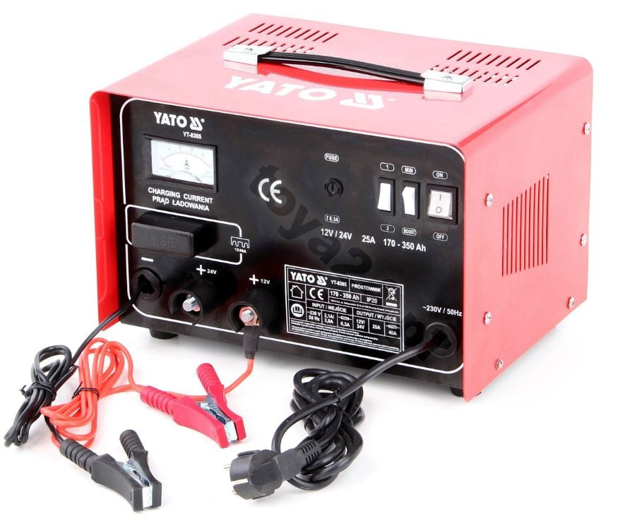 Pakrovėjas/paleidėjas | 12/24V, START / BOST 30A, 350 Ah (YT-8305)