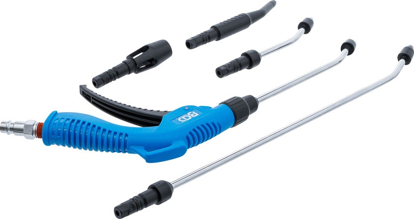 Oro pūtimo pistoletų rinkinys | su 5 priedais (7177)