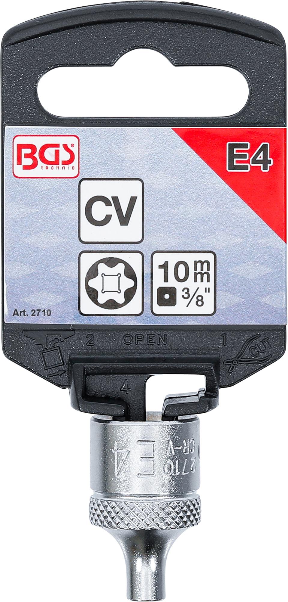 Galvutė E-star tipo varžtams | 10 mm (3/8") | E4 (2710)