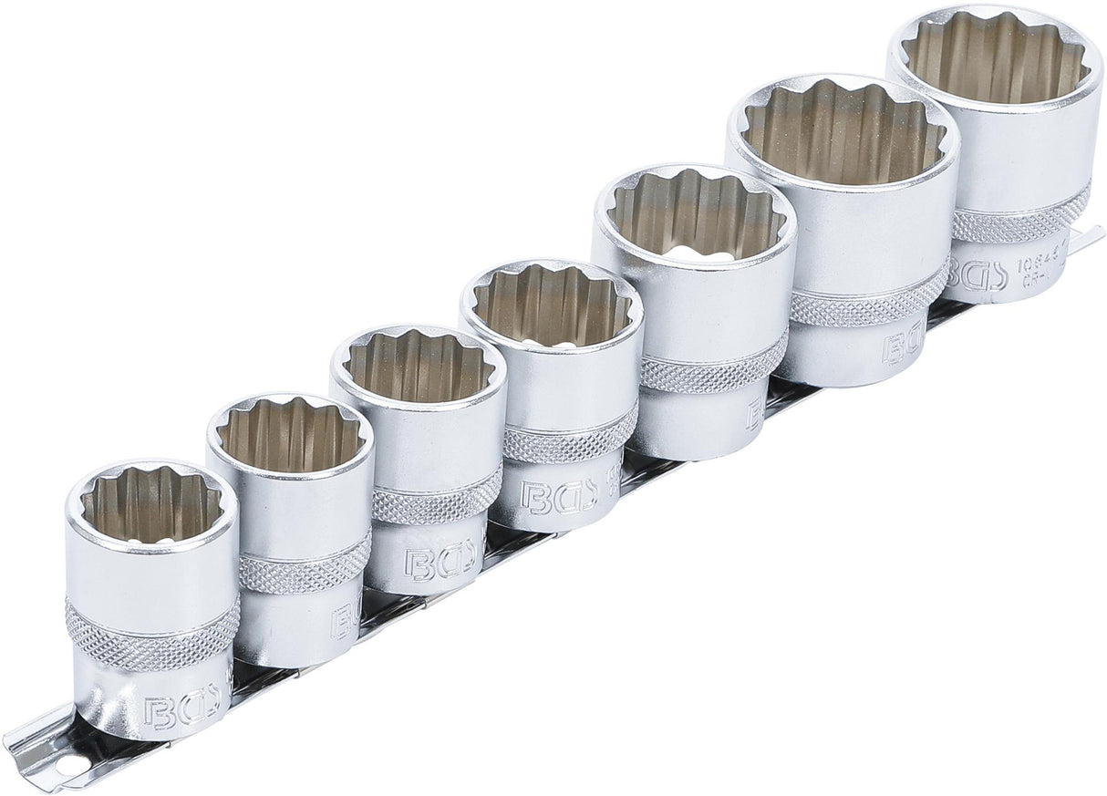 Galvučių rinkinys 12 kampų | 12,5 mm (1/2") | 20 - 32 mm | 7 vnt. (9109)