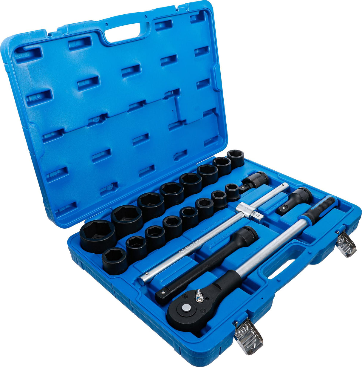 Smūginių galvučių ir rakto rinkinys | 20 mm (3/4") | 21 vnt. (5258)