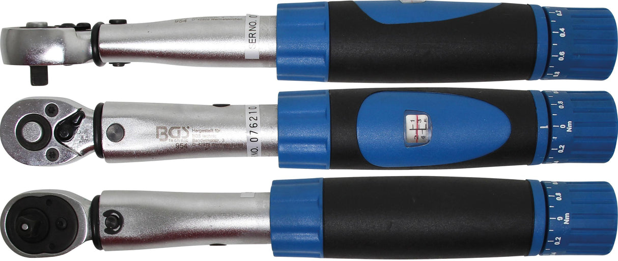 Dinamometrinis raktas | su skale | 6.3 mm (1/4") | 1 - 6 Nm (954)