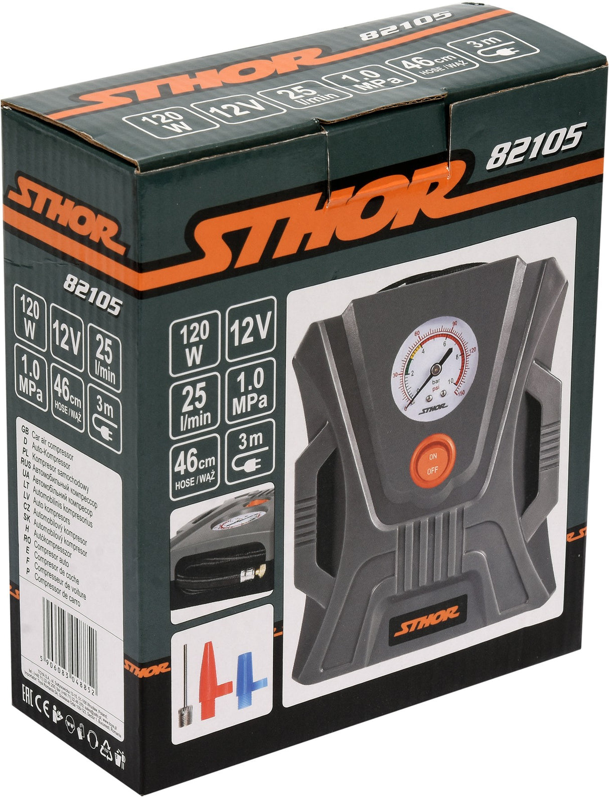 Kompresorius automobilinis | 12V / 120W (82105)