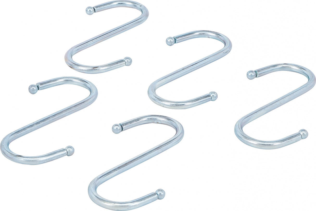 Kabliukų rinkinys | S formos | 100 mm | 5 vnt. (88325)