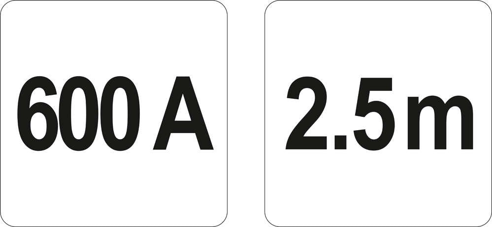 Užvedimo laidai | 400 A (YT-83152)