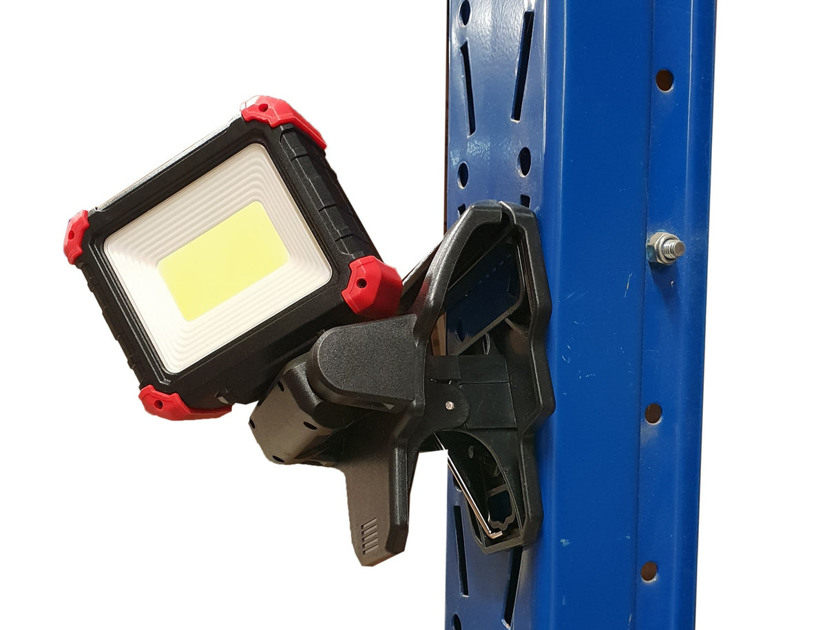 Darbo lempa įkraunama | su magnetu ir prisegtuku | 270°/ 180° | COB LED (RWL10C)