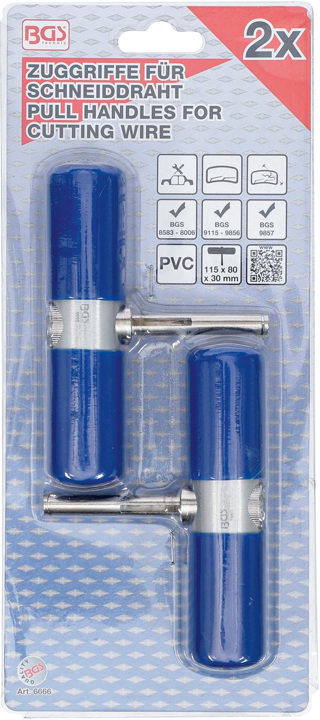 Rankenėlės priekinio stiklo pjovimo vielai | 2 vnt. (6666)