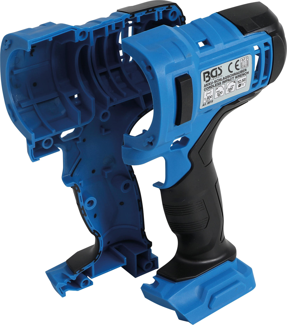 Remonto komplektas "Korpusas" | Akumuliatorinis smūginis raktas BGS 9919 (9919-REP03)