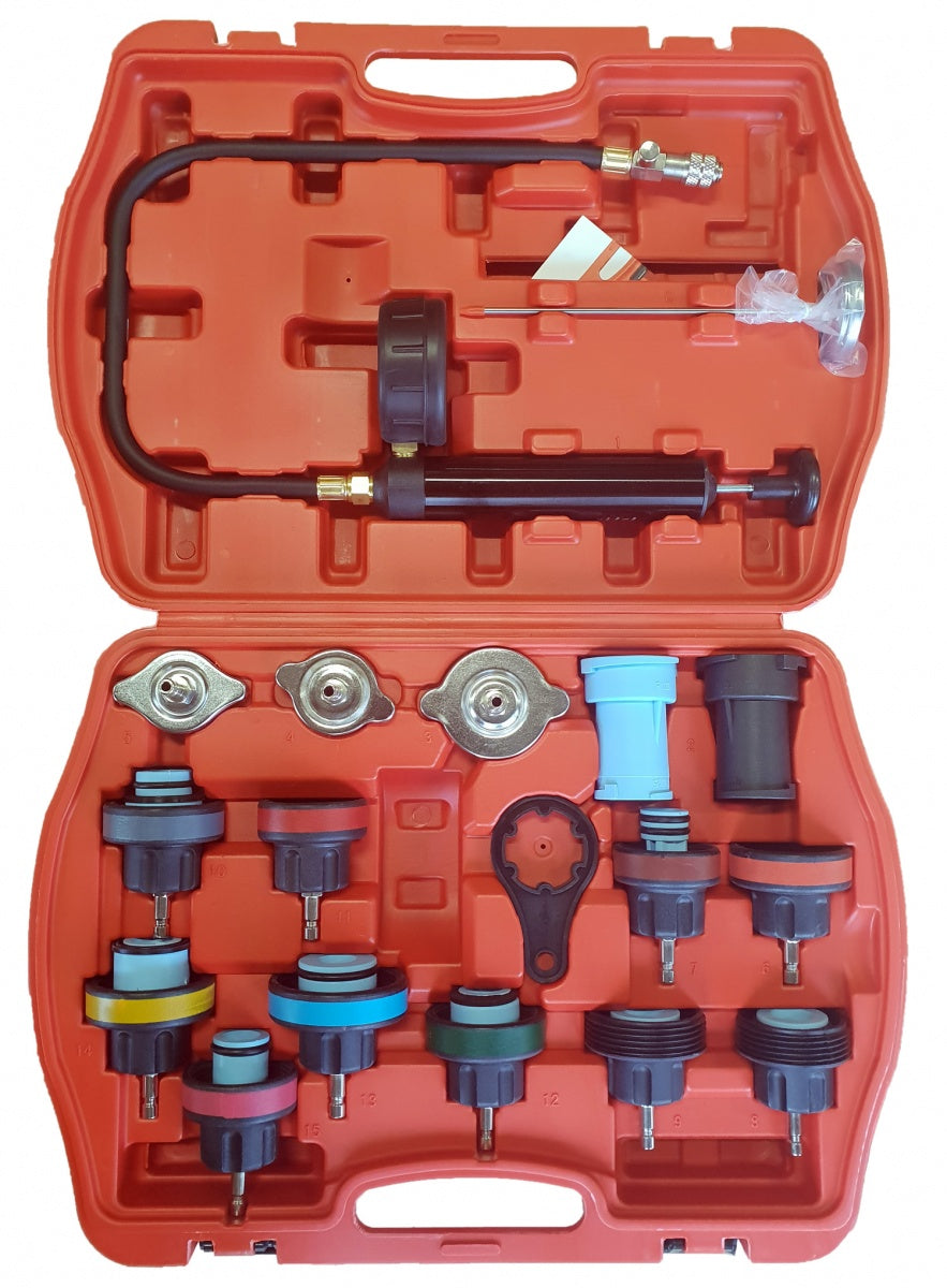 Aušinimo sistemos testeris | 0 - 2,5 bar | 18 vnt. (SK2111)