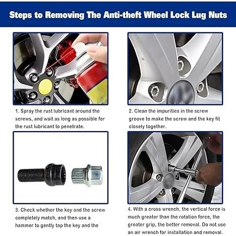 Ratų varžtų užraktų rinkinys | VAG | 10 vnt. (H4019)