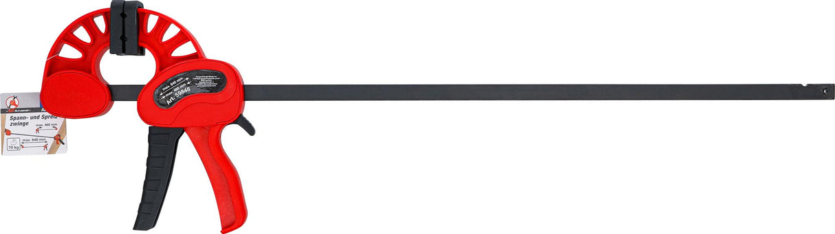 Vienos rankos spaustukas | F tipas | 450 mm (59846)