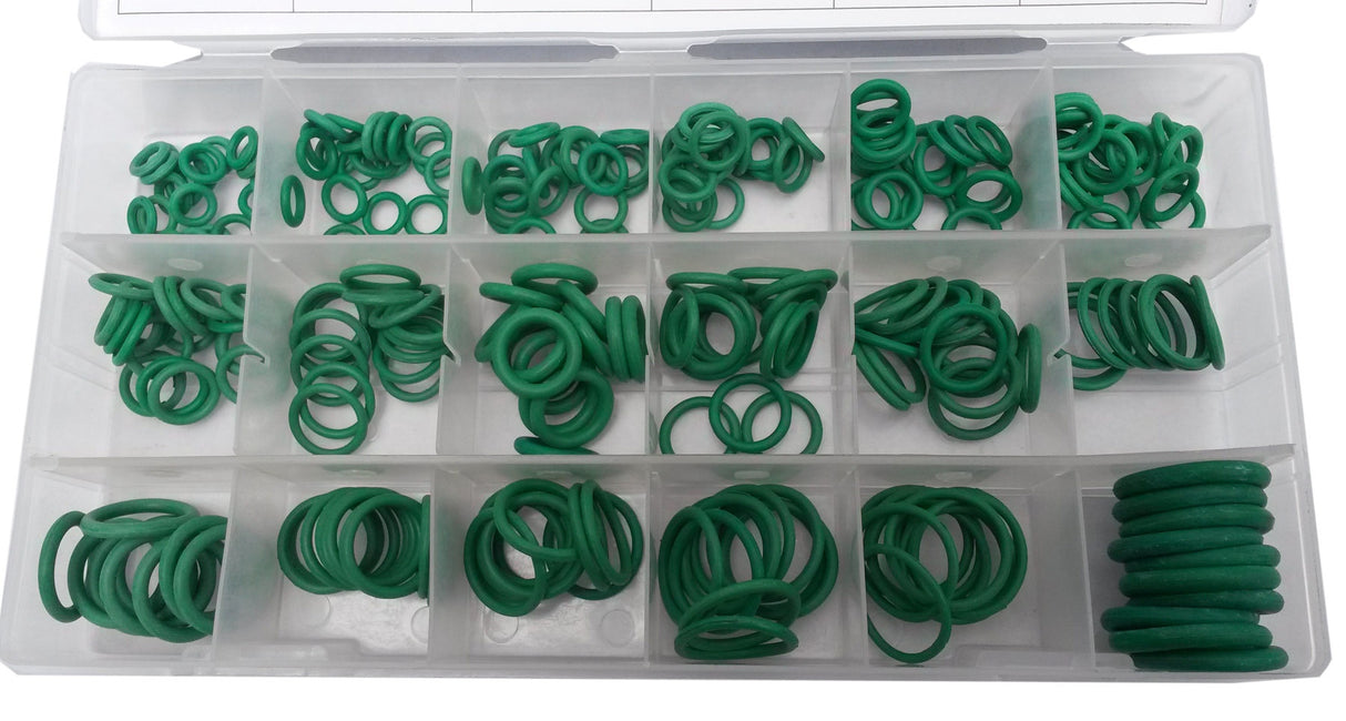 Tarpinių / manžetų rinkinys | NBR | 3-22 mm Ø | 270 vnt. (OR270N)