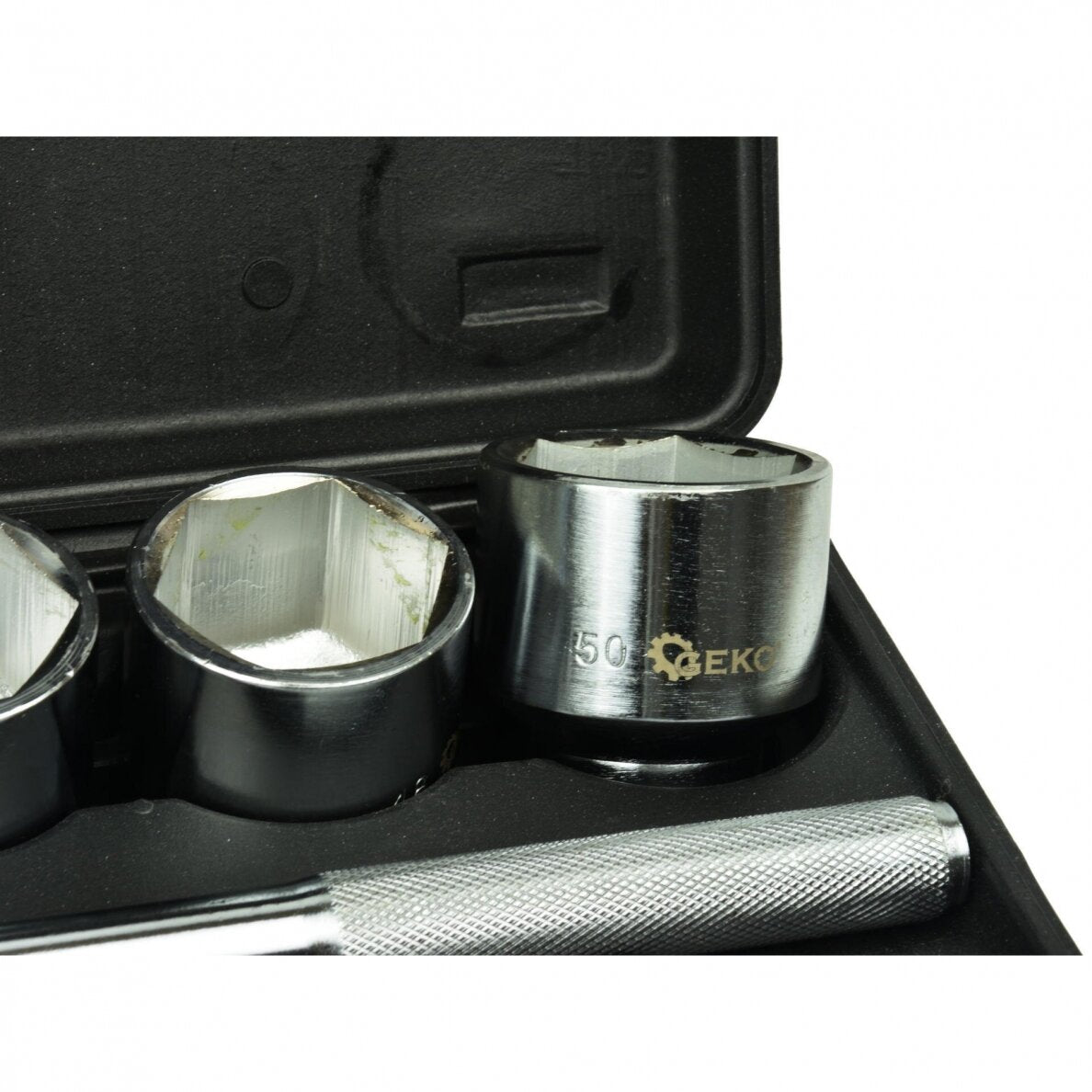 Galvučių komplektas 6 kampų | 20 mm (3/4") | 21 vnt. (ES-4226)