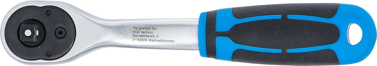 Rankena galvutėms terkšlinė | smulkūs dantukai | 6.3 mm (1/4") (618)