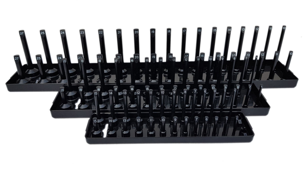 Galvučių laikiklių rinkinys 1/4" / 3/8" / 1/2" | 3 vnt. (SK22211)