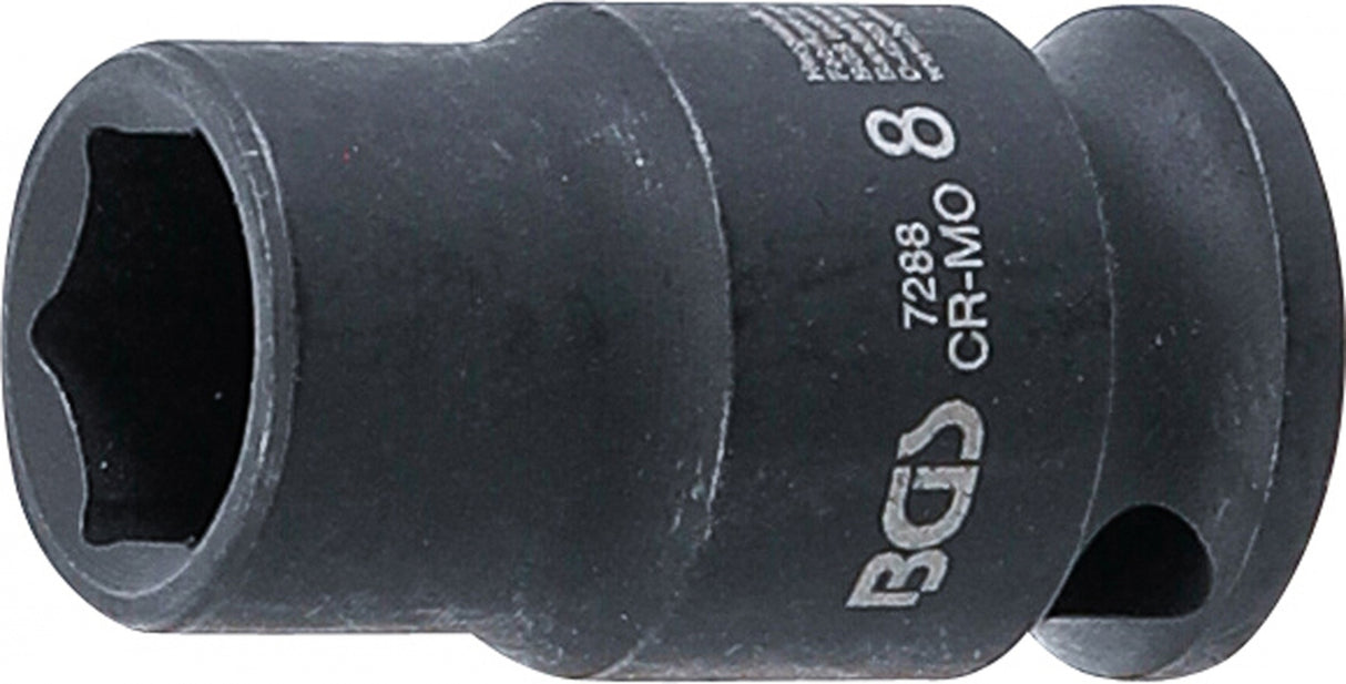 Smūginė galvutė šešiakampė | 6,3 mm (1/4") | 8 mm (7288)