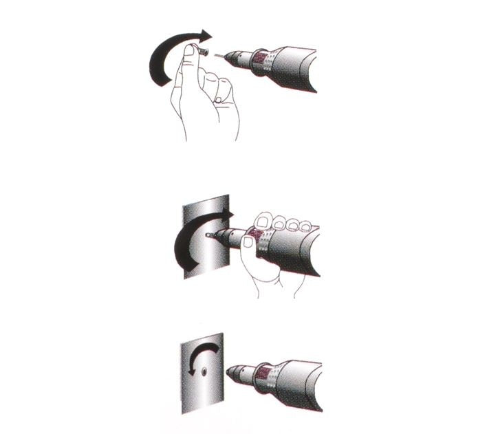 Priedas į grąžtą / kniediklis | 2.4 - 3.2 - 4.0 - 4.8 mm (406)