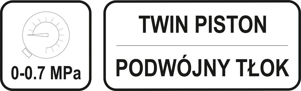 Pompa kojinė dvigubais stūmokliais (YT-7350)