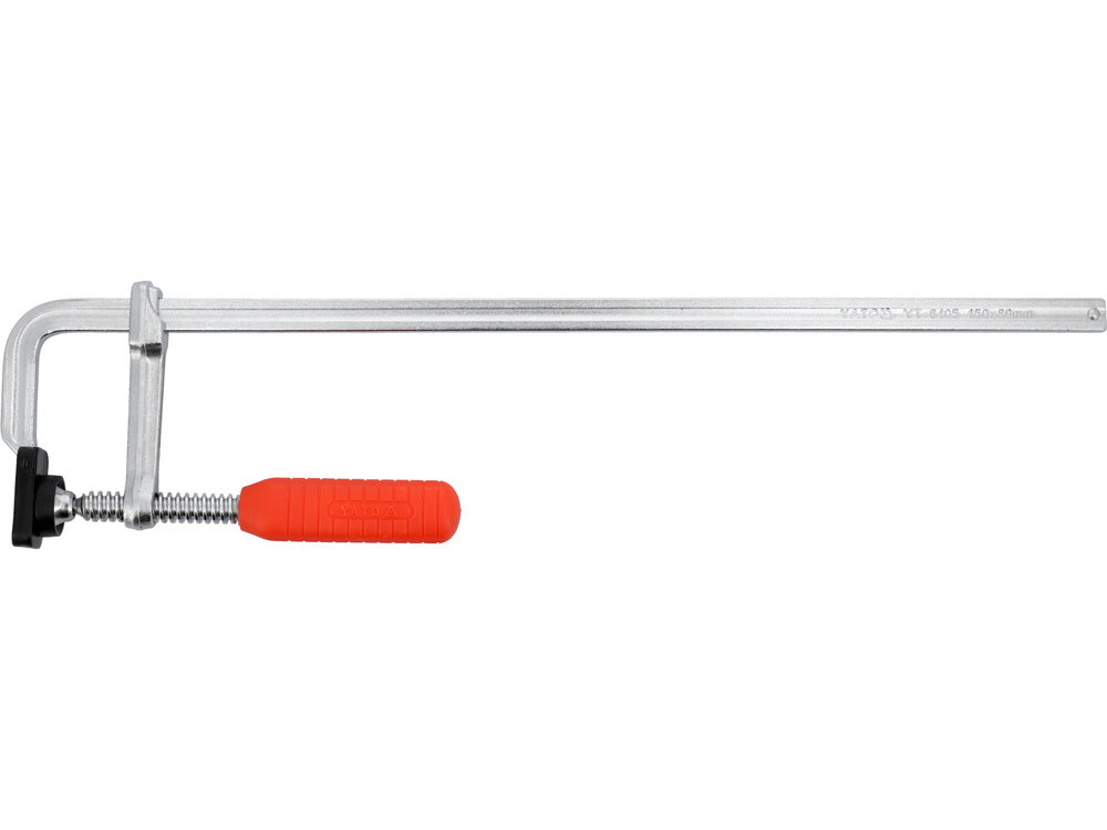 Spaustuvai F-tipo | kaltinis plienas | 450x80 mm (YT-6405)