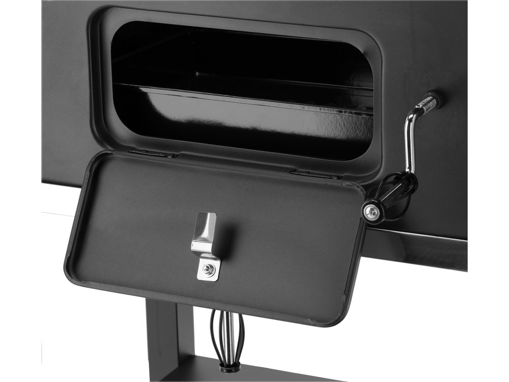 Medžio anglių kepsninė su rūkykla | DELUXE (99925)