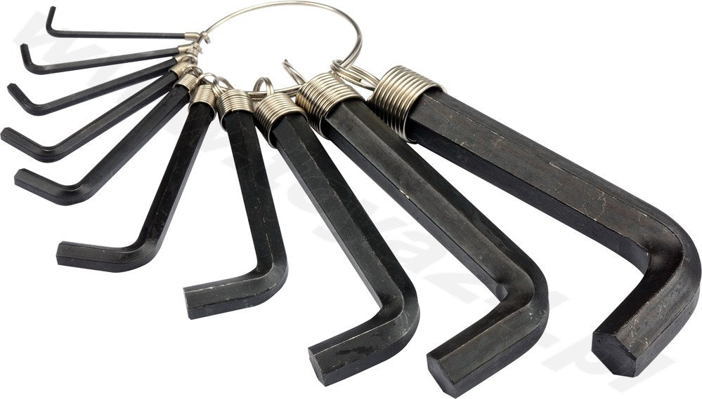 Šešiakampių raktų komplektas 2-14 mm, /hex/ 10vnt. (56400)