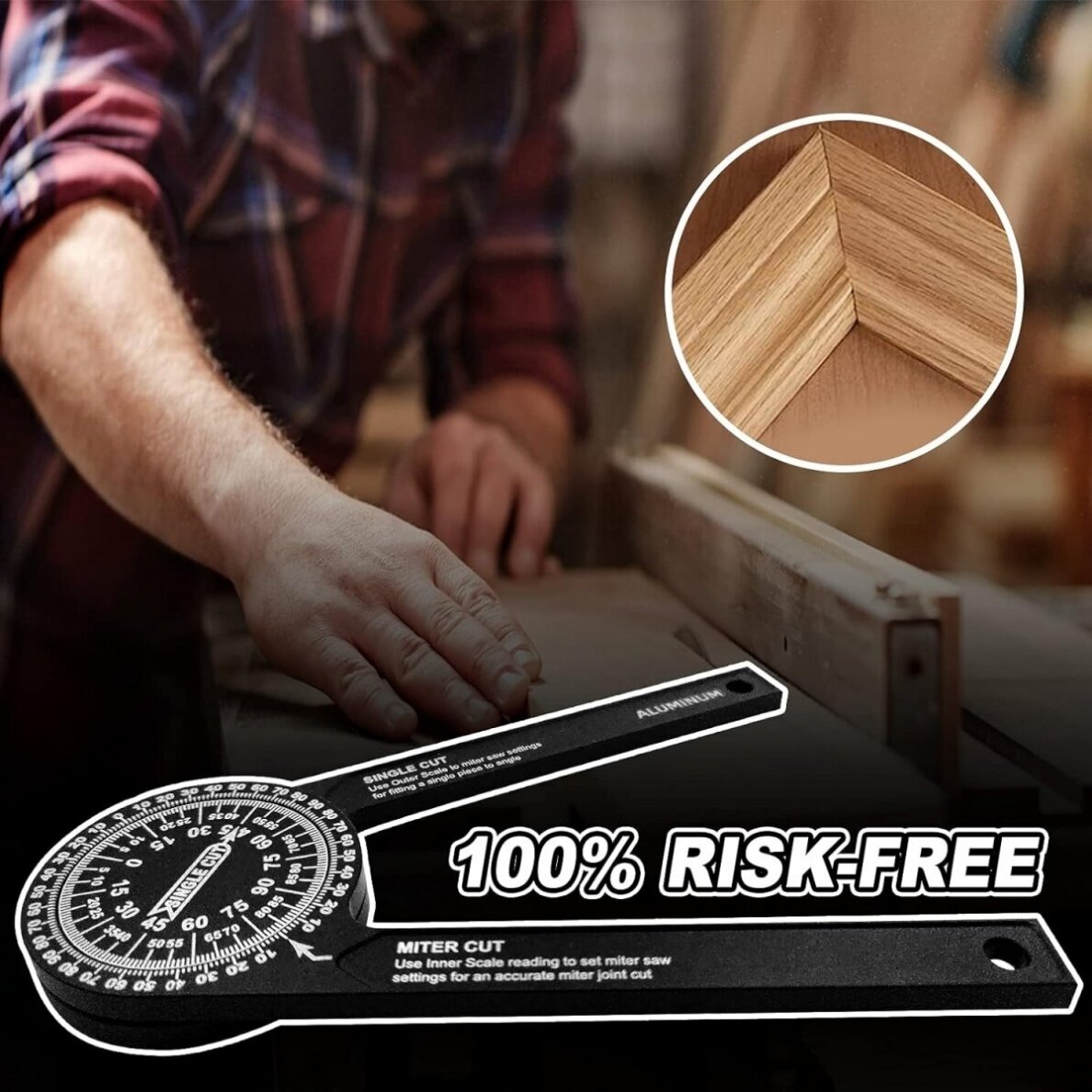 Kampų matuoklis daugiafunkcinis | mechaninis | 175 mm (MSP7)